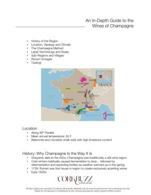 An In-Depth Guide to the Wines of Champagne