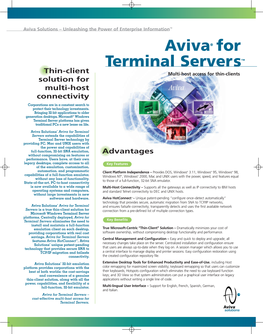Aviva for Terminal Server(NA)