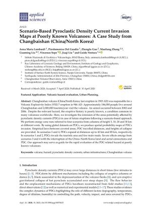 Scenario-Based Pyroclastic Density Current Invasion Maps at Poorly Known Volcanoes: a Case Study from Changbaishan (China/North Korea)