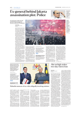 The Straits Times, Wednesday, June 12, 2019