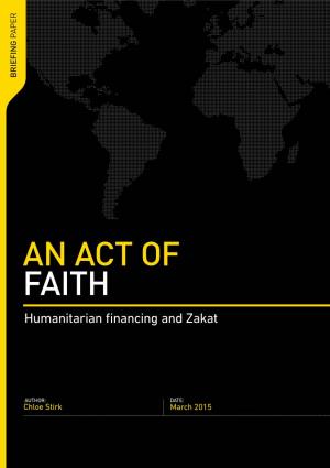 An Act of Faith: Humanitarian Financing and Zakat