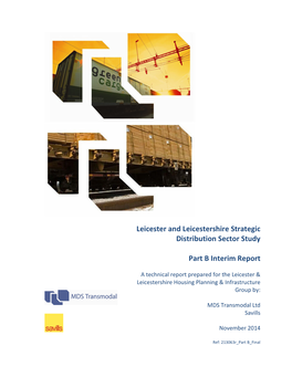 Leicester and Leicestershire Strategic Distribution Study 2014