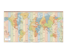 Standard Time Zones of the World, October 2015