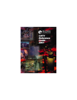 CATV Reference Guide 2001