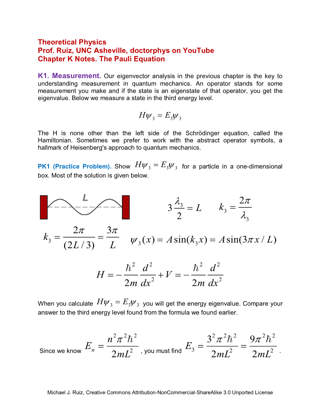 K. Pauli Equation