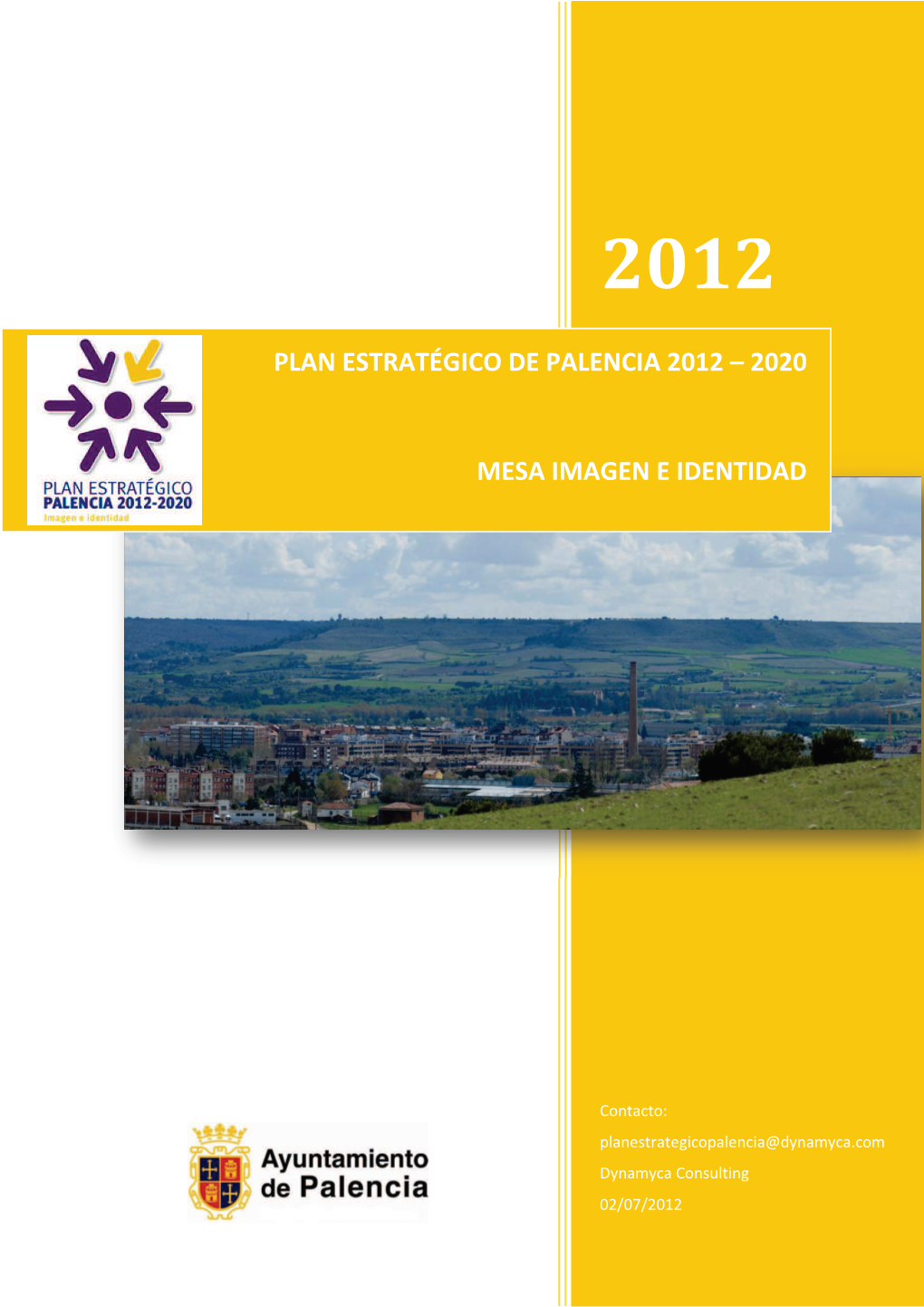 Plan Estratégico De Palencia 2012 – 2020 Mesa Imagen E