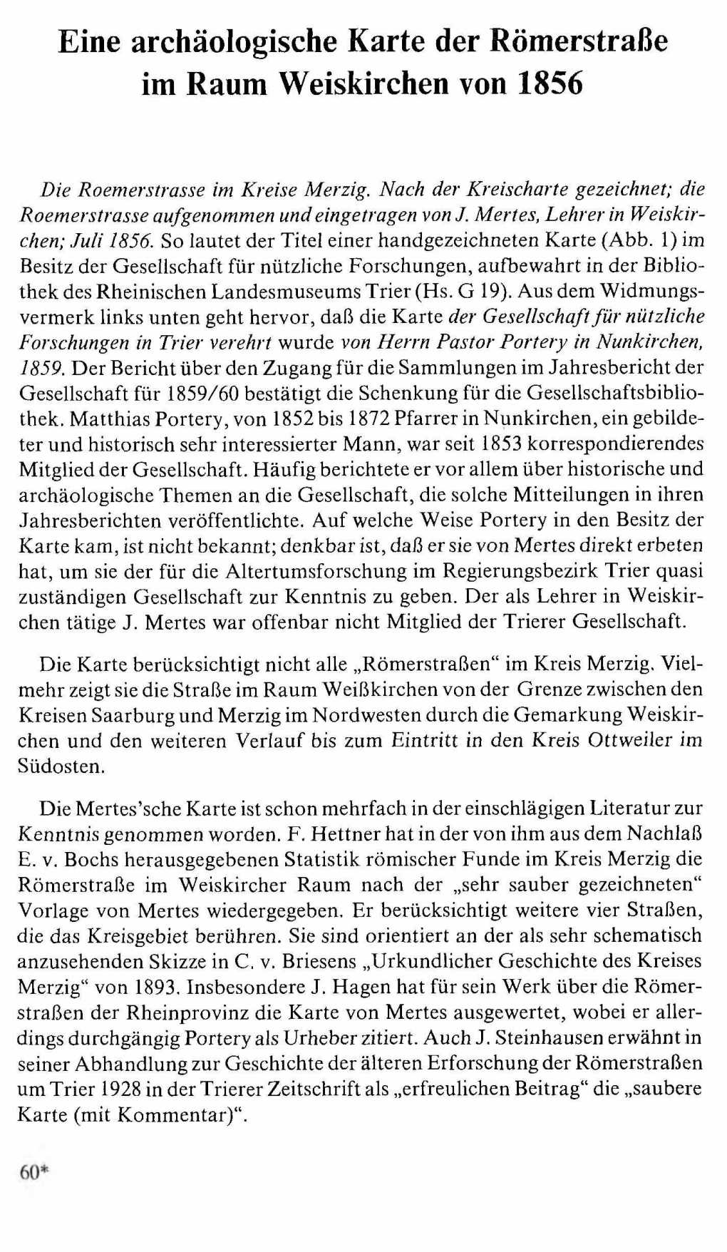 Funde Und Ausgrabungen Im Bezirk Trier 19, 1987