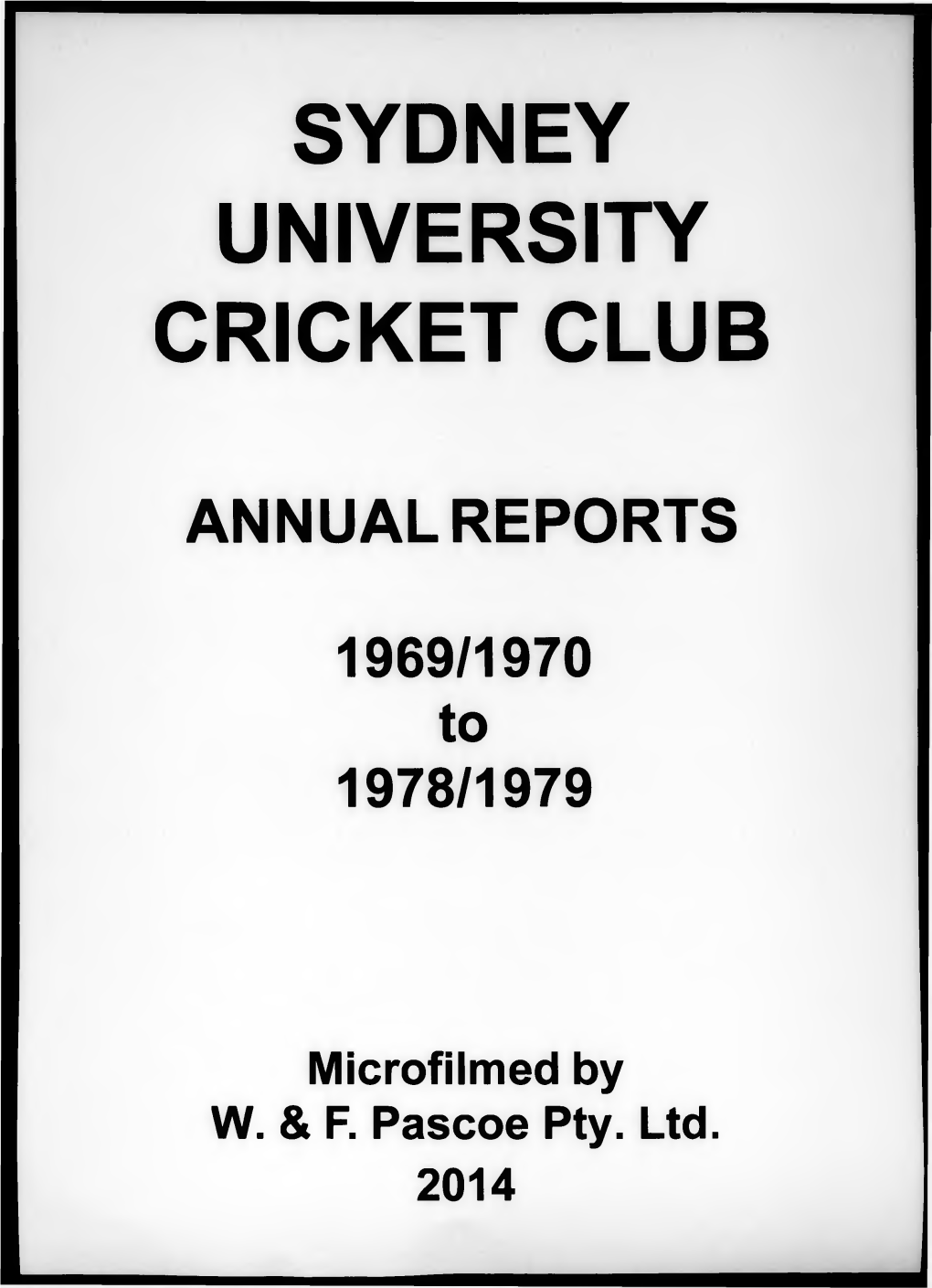 Sydney University Cricket Club