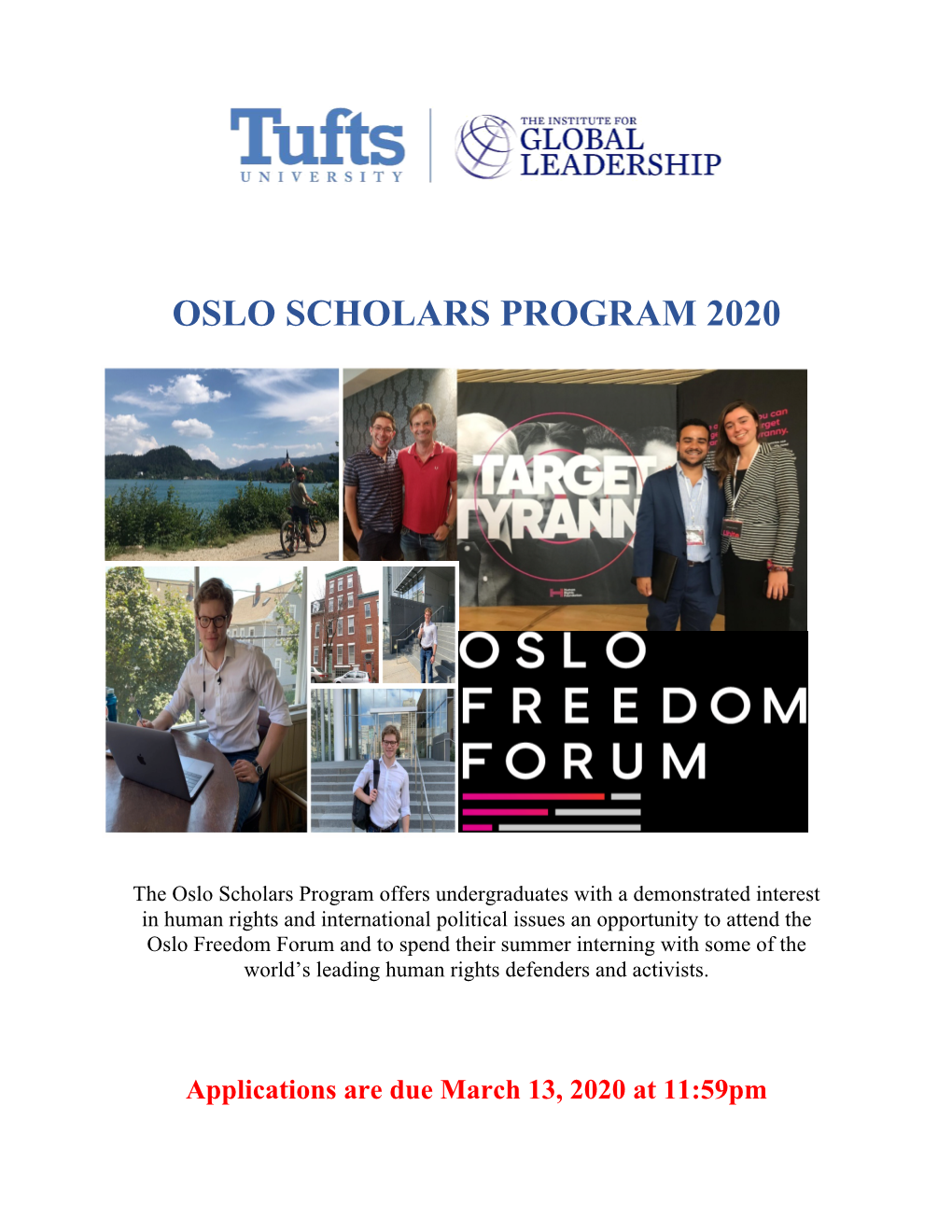 Oslo Scholars Program 2020