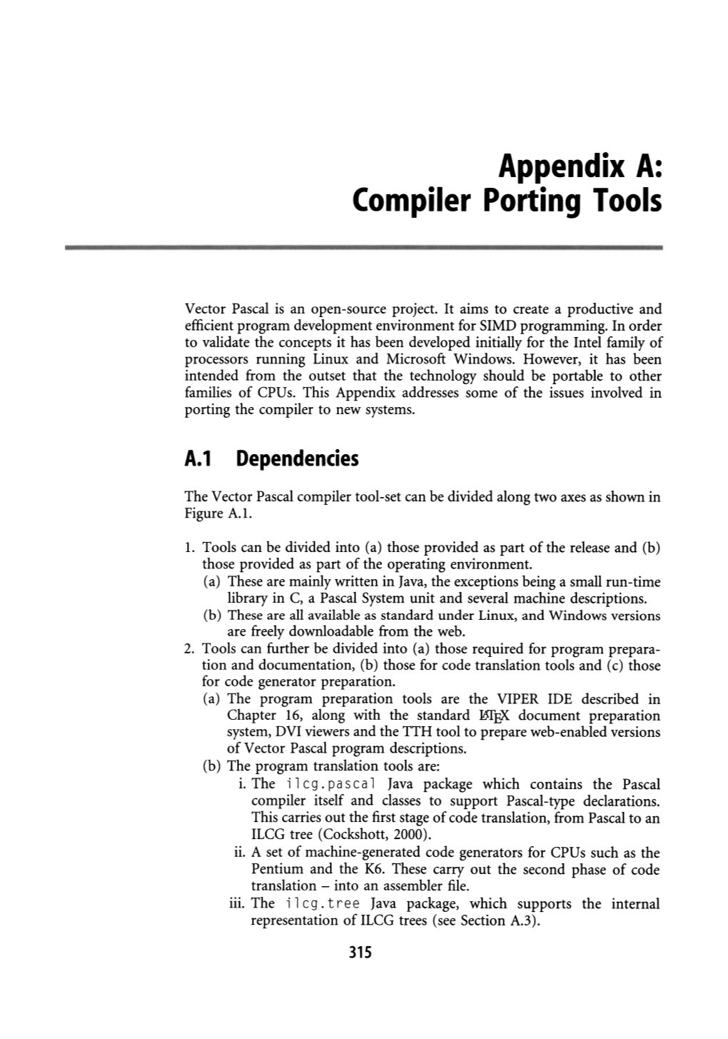 Appendix A: Compiler Porting Tools