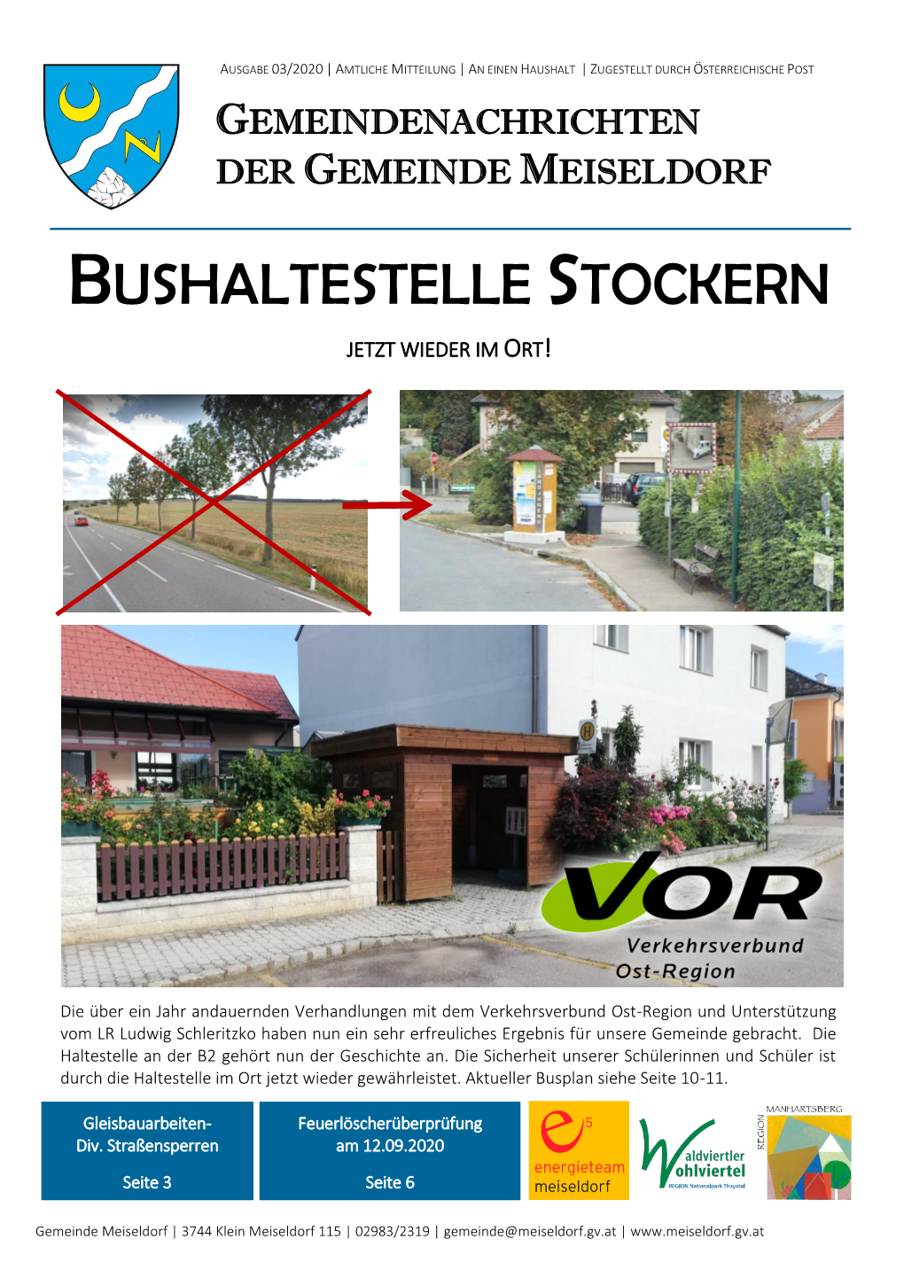 Bushaltestelle Stockern