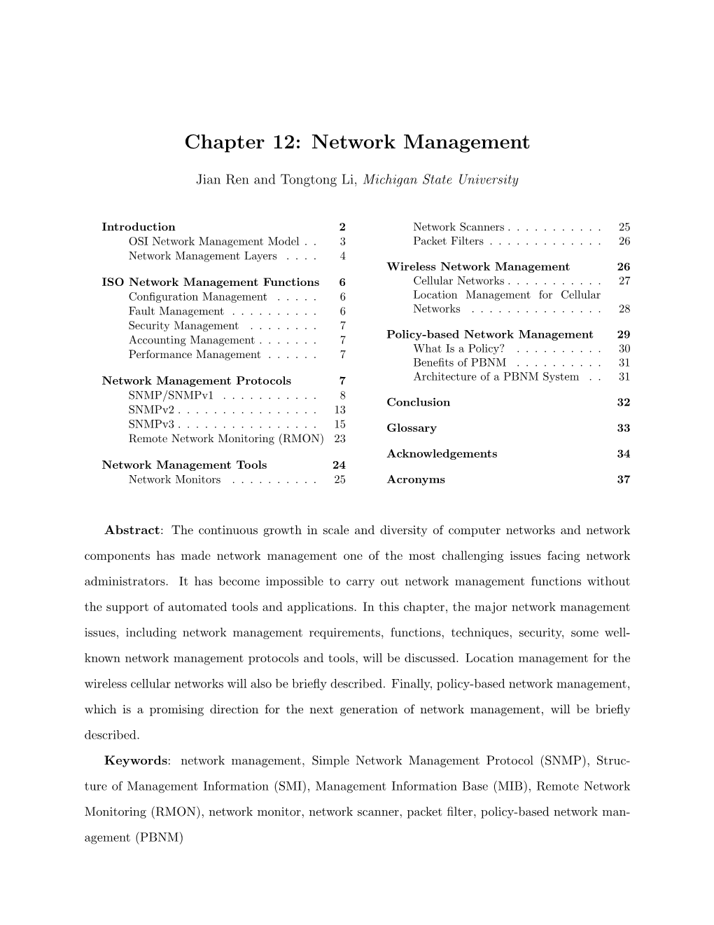 Network Management