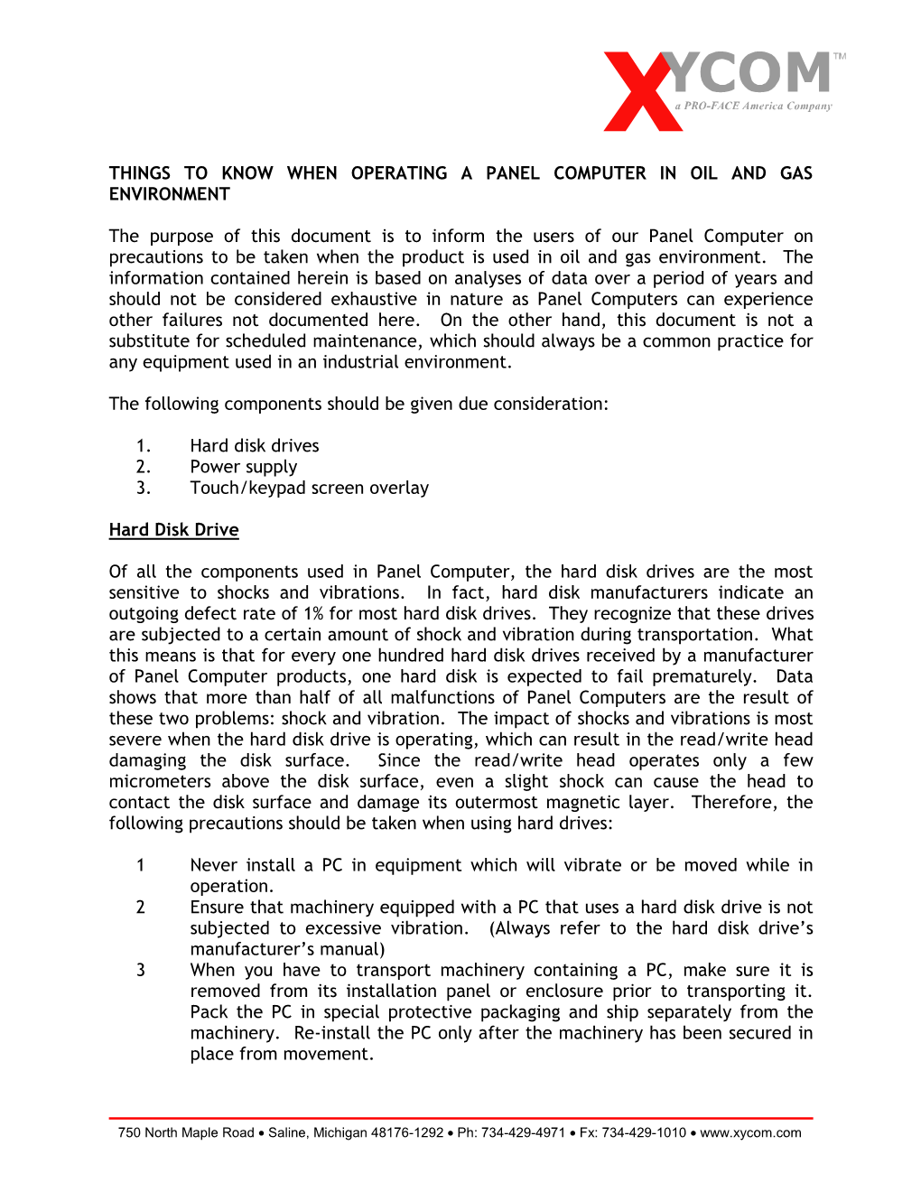 Things to Know When Operating a Panel Computer in Oil and Gas Environment