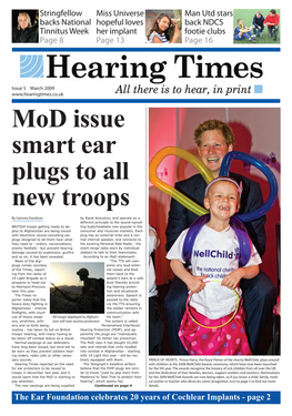 The Ear Foundation Celebrates 20 Years of Cochlear Implants - Page 2 2 News Hearing Times  March 2009