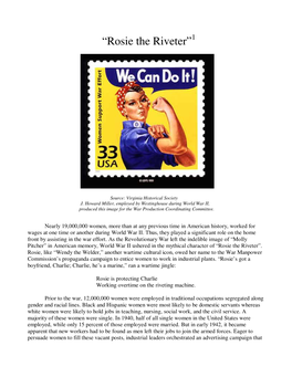 “Rosie the Riveter” 1