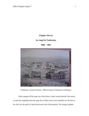 Chapter Eleven an Angel in Tombstone 1880 – 1881