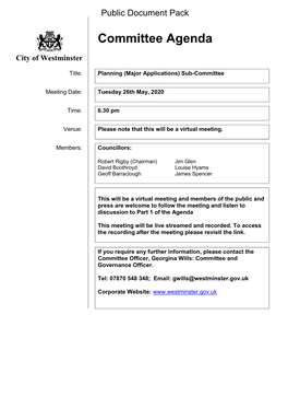 (Public Pack)Agenda Document for Planning (Major Applications) Sub