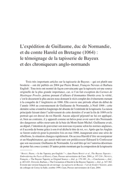 L'expédition De Guillaume, Duc De Normandie, Et Du Comte Harold En