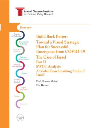 Build Back Better: Toward a Visual Strategic Plan for Successful Emergence from COVID-19 the Case of Israel
