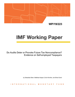 Do Audits Deter Or Provoke Future Tax Noncompliance? Evidence on Self-Employed Taxpayers