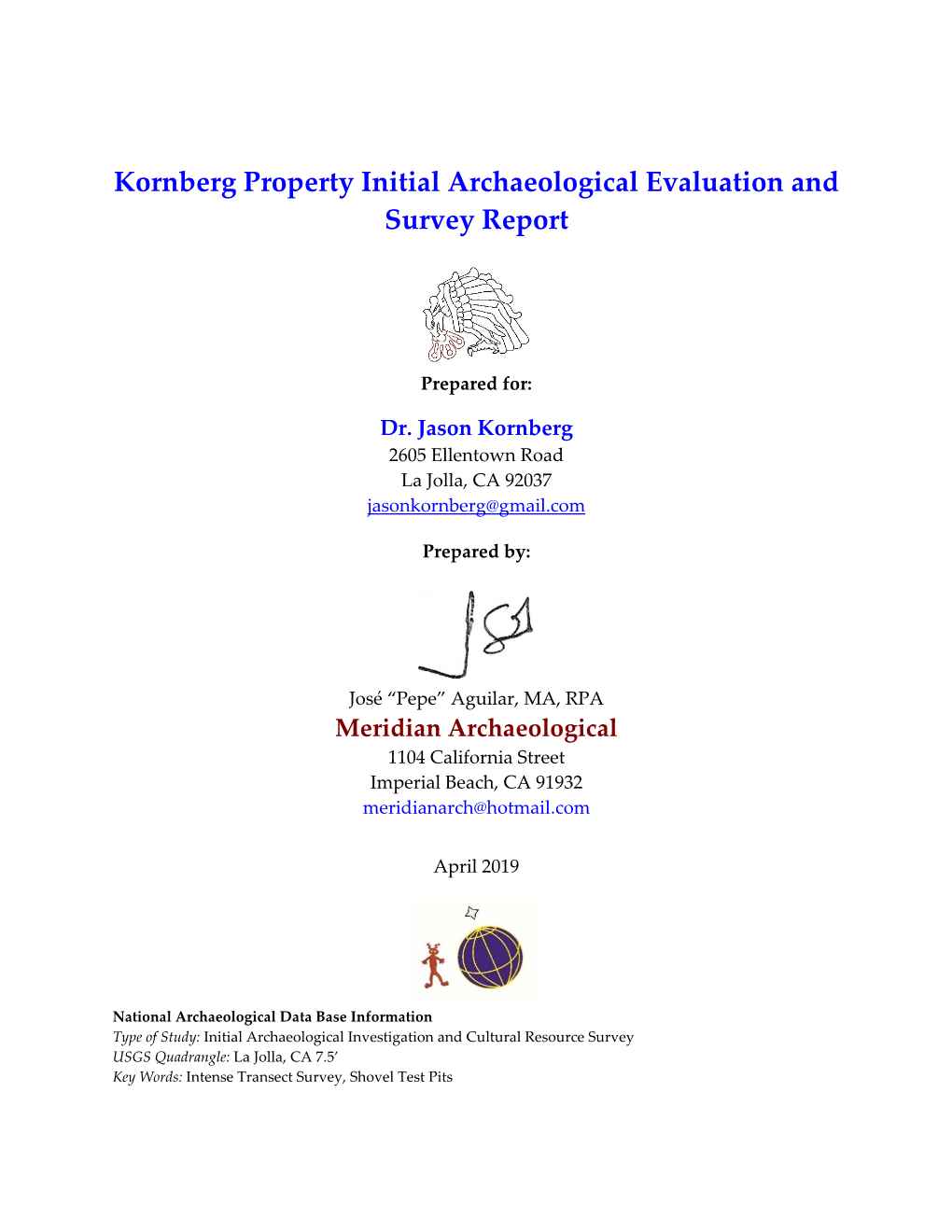 Archaeological Evaluation and Survey Report