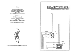 Espace Vectoriel : Interactive Robotic Installation