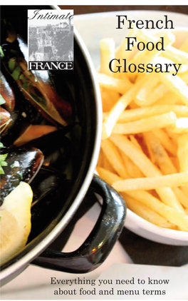 French Food Glossary