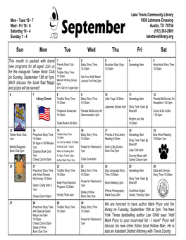 September 2015 Calendar.Pub