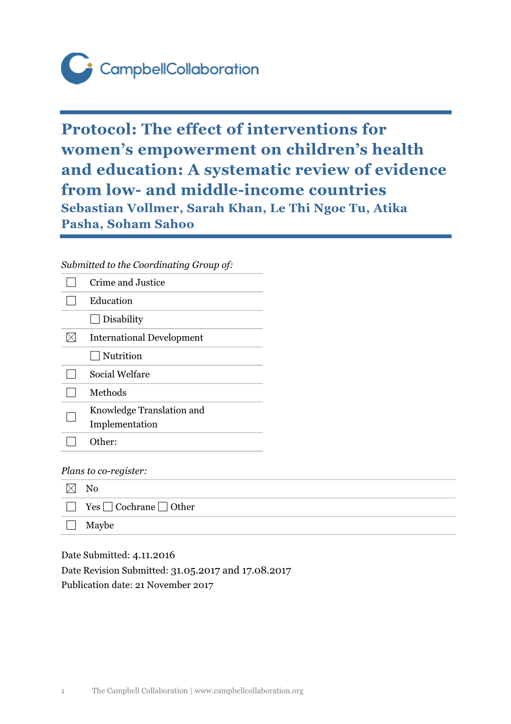 Systematic Review Template