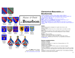 De Bourbon Saint-Pol ; Conti : Fief Apporté Par Eléonore De Roye À Son Mari Jean, Comte De Soissons Et Robert De Bourbon Bourbon D’Enghien