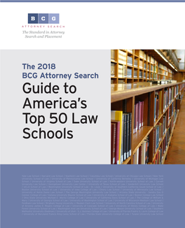 Guide to America's Top 50 Law Schools