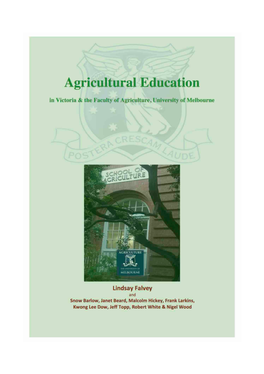 Chapter 2 the Lineage of Agricultural Education to 1886 11