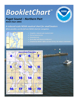 Bookletchart™ Puget Sound – Northern Part NOAA Chart 18441