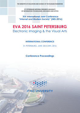 EVA 2016 SAINT PETERSBURG Electronic