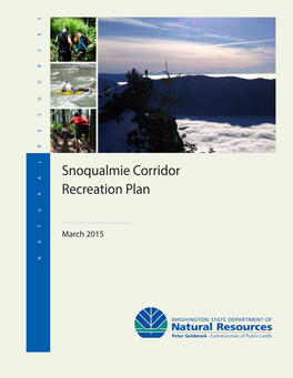 Snoqualmie Corridor Recreation Plan