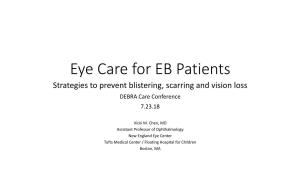 Eye Care for EB Patients Debra.Org
