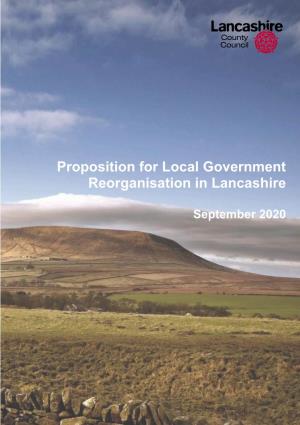 Proposition for Local Government Reorganisation in Lancashire