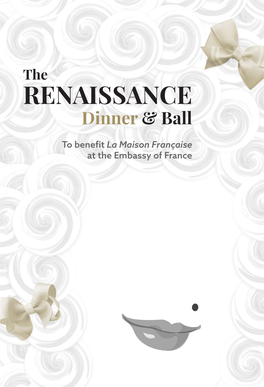 RENAISSANCE Dinner & Ball
