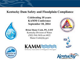 Kentucky Dam Safety and Floodplain Compliance – Cook
