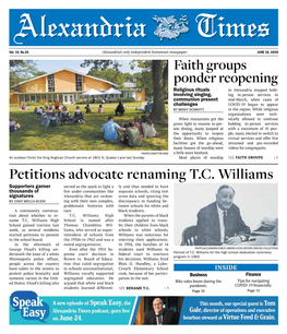 Petitions Advocate Renaming T.C. Williams