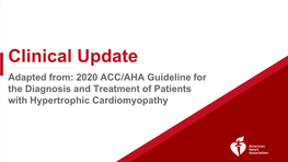 Hypertrophic Cardiomyopathy