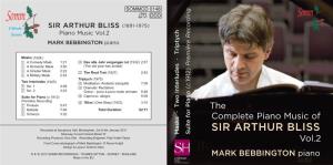 Sir Arthur Bliss (1891-1975) Céleste Series Piano Music Vol.2 MARK BEBBINGTON Piano Riptych