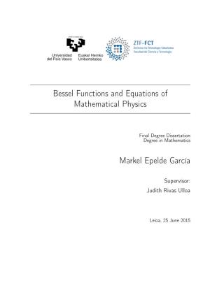 Bessel Functions and Equations of Mathematical Physics Markel Epelde García
