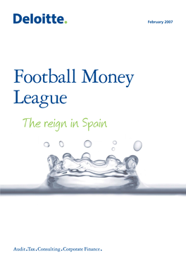Deloitte Football Money League 2007