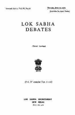 Lok Sabha De.Bates