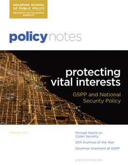 Protecting Vital Interests GSPP and National Security Policy