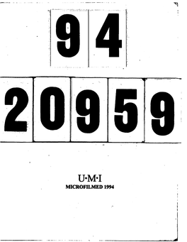 Microfilmed 1994 Information to Users