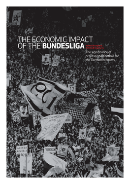 The Economic Impact of the Bundesliga the Significance of Professional Football for the German Economy