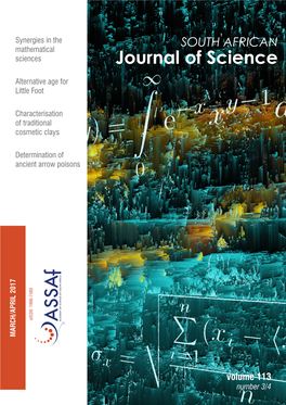 South African Journal of Science Volume 113 | Number 3/4 1 March/April 2017 Invited Commentary Mathematics in Mathematics Education Page 1 of 3