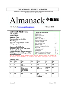 Almanack February 2015